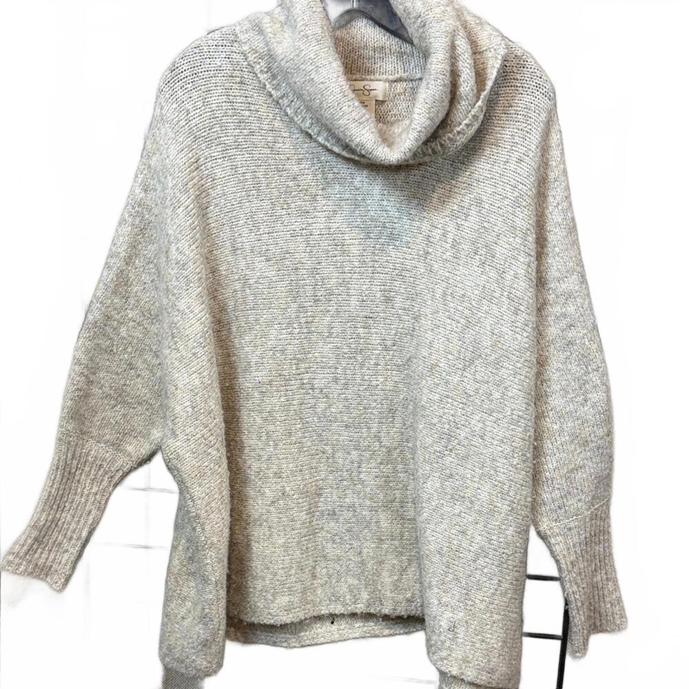 Cozy Cream Cowl Neck Sweater